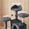 Multilevel Cat Tree Tower Condo With Scratching Posts And Perches Dark Gray 7