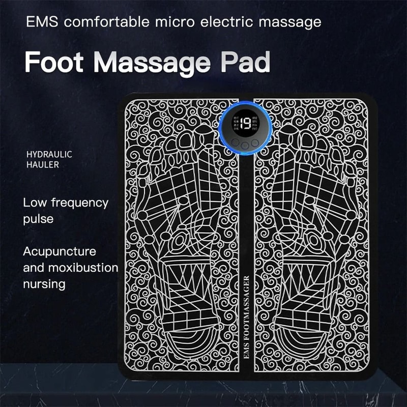 EMS Foot Massager Machine Electric Deep Kneading For Leg Foot Pain Relief Muscle Relaxation USB R 9