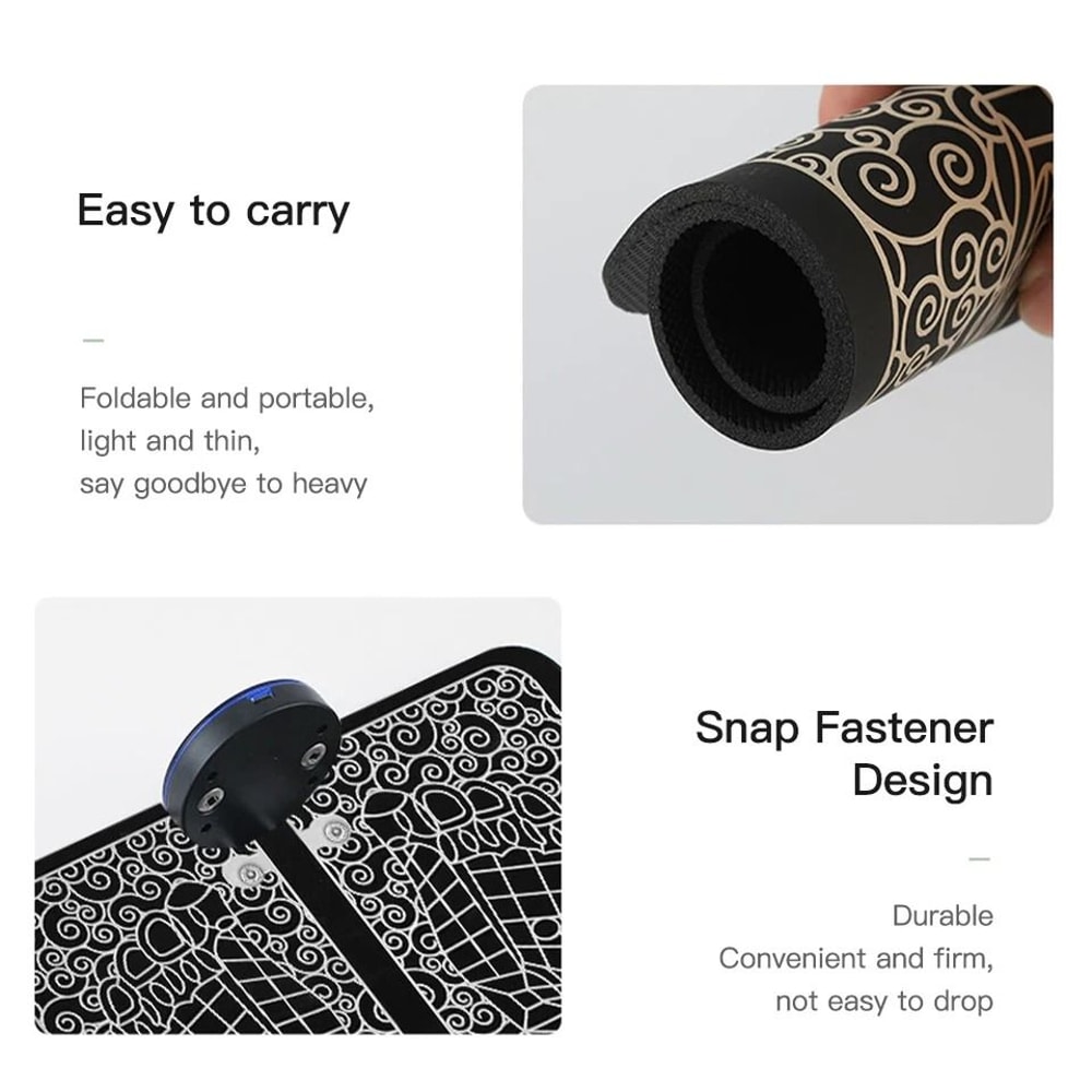 EMS Foot Massager Machine Electric Deep Kneading For Leg Foot Pain Relief Muscle Relaxation USB R 12