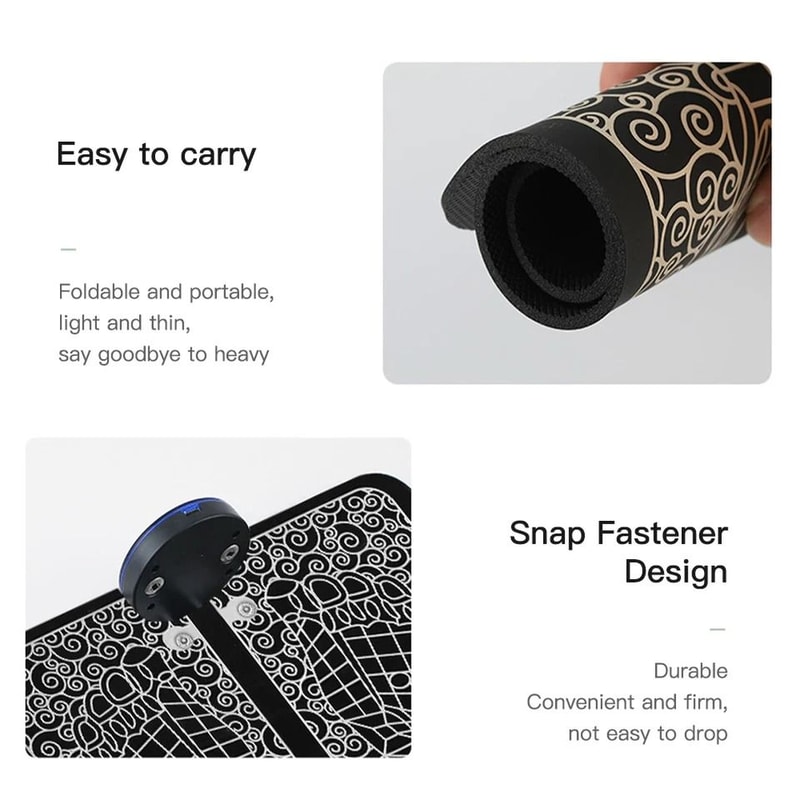 EMS Foot Massager Machine Electric Deep Kneading For Leg Foot Pain Relief Muscle Relaxation USB R 12