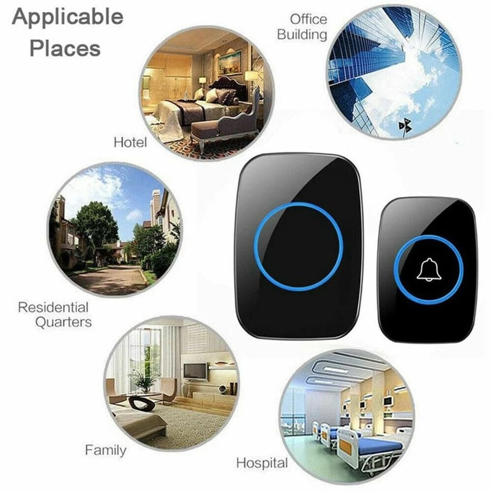 Wireless Waterproof Doorbell Chime With Adjustable Volume 5
