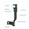 Adjustable Car Phone Holder Mount Rearview Mirror Mount For Safe Driving Multifunctional Rotation 3