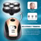 Rotary Electric Shaver Rechargeable Bald Head Beard Trimmer Razor For Men Wet Dry Shaving 4