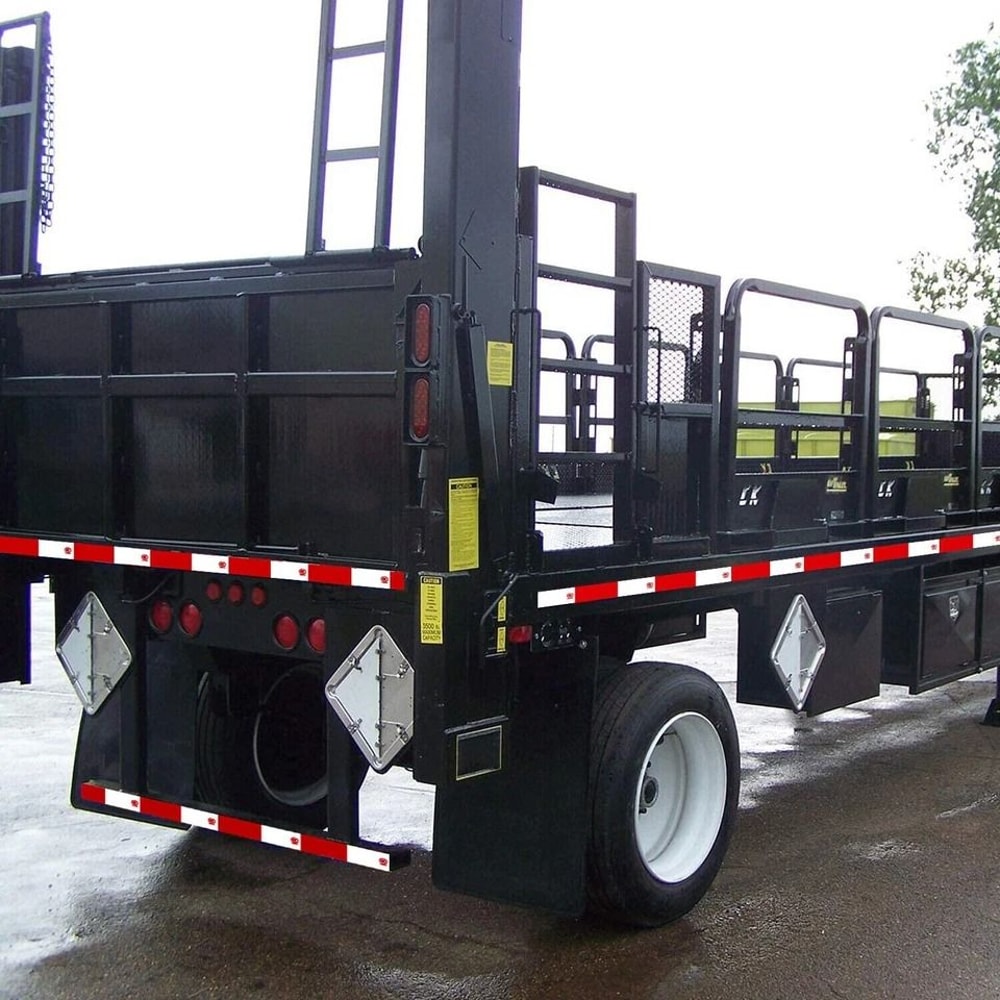 Reflective Safety Tape For Trucks Trailers DOT Compliant Roll Red White 7