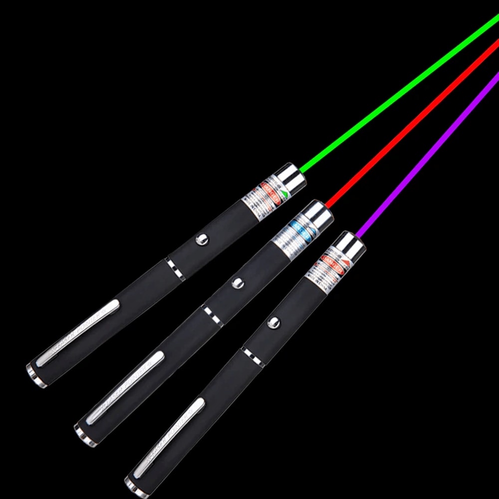 Laser Pointer Pen Green Blue Red Light Visible Beam For Pets Presentations 19