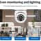 WiFi Light Bulb Camera With IR Night Vision Smart Home Wireless Security 4