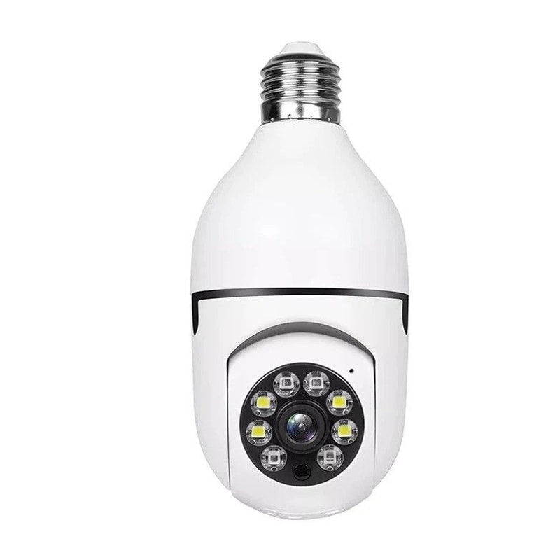 WiFi Light Bulb Camera With IR Night Vision Smart Home Wireless Security 0