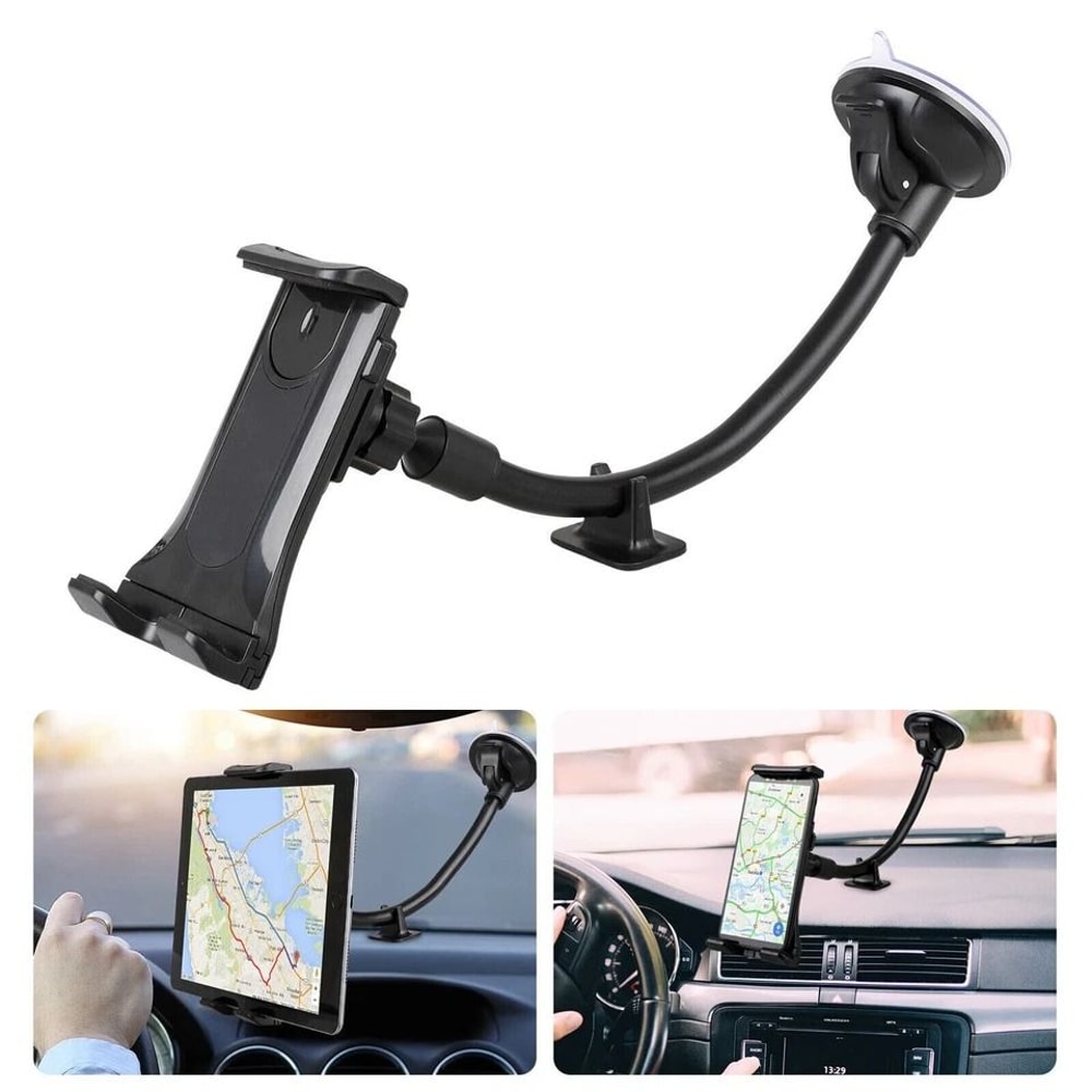 Universal Car Windshield Mount For Tablets Smartphones Adjustable Secure And Versatile 13