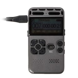 rechargeable lcd digital voice recorder & player compact dictaphone with extended recording hours