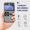 Rechargeable LCD Digital Voice Recorder Player Compact Dictaphone With Extended Recording Hours 2