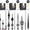 DIY Clock Repair Kit Quartz Movement Mechanism For Wall Clock Replacement Parts Hands Set 0