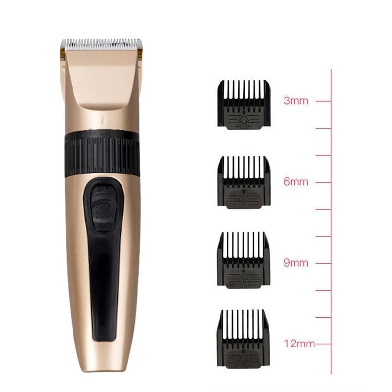 Cordless Professional Hair Clippers Trimmer For Men Rechargeable Barber Cutting Kit 2