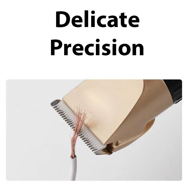 Cordless Professional Hair Clippers Trimmer For Men Rechargeable Barber Cutting Kit 4