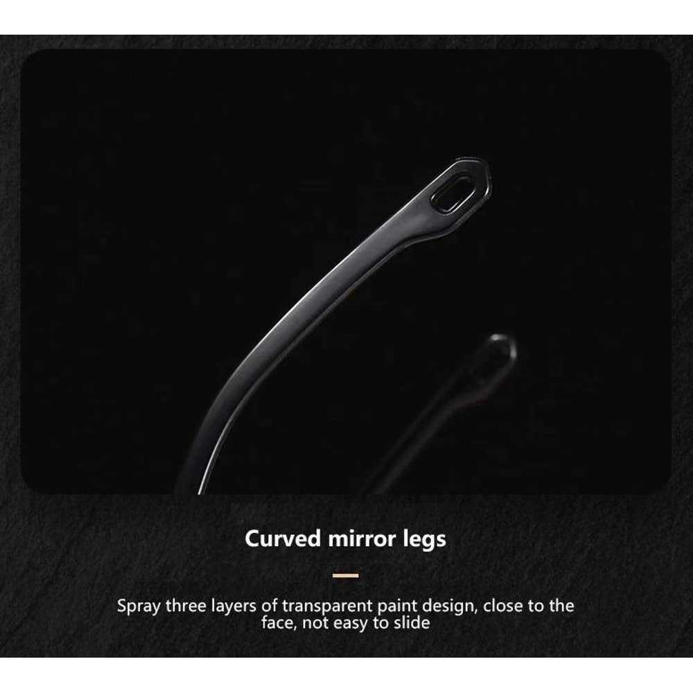 Mens Rimless Blue Light Blocking Reading Glasses Unisex Polycarbonate Lenses 13