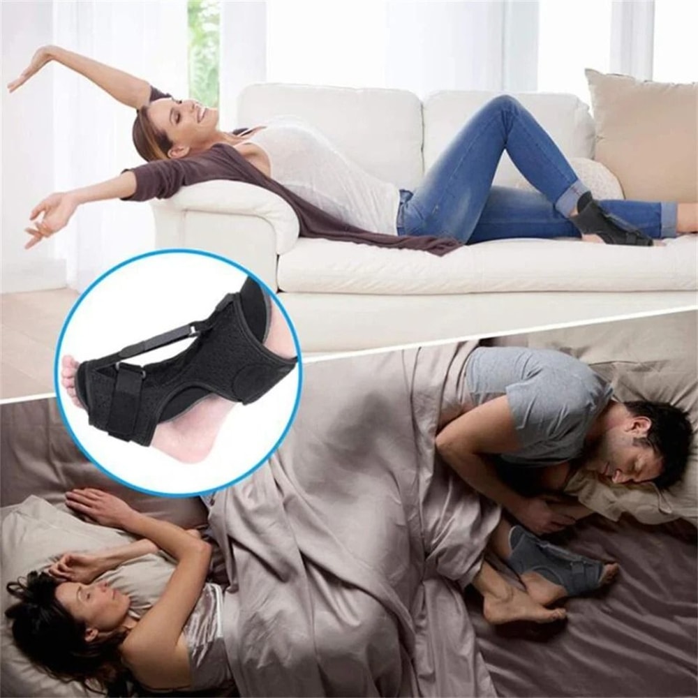 Adjustable Plantar Fasciitis Night Splint Foot Drop Support Brace For Heel Pain Relief 7