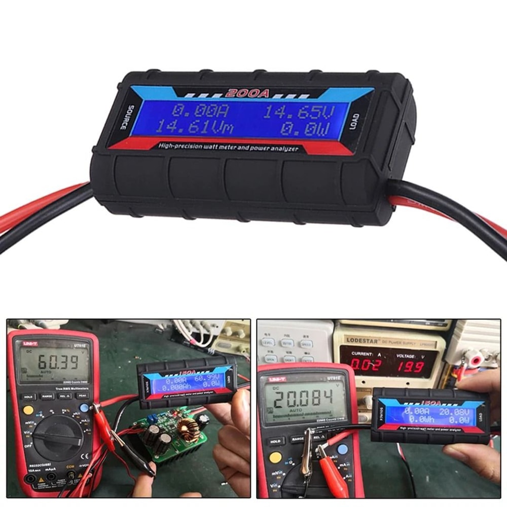 Digital LCD Volt Amp Meter Analyzer For RC Battery Solar Power 1