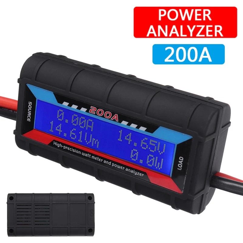 Digital LCD Volt Amp Meter Analyzer For RC Battery Solar Power 3