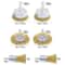 Crimped Carbon Steel Wire Wheel Cup Brush Set For Drill Attachments Ideal For Rust Removal Paint St 2