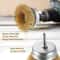 Crimped Carbon Steel Wire Wheel Cup Brush Set For Drill Attachments Ideal For Rust Removal Paint St 8