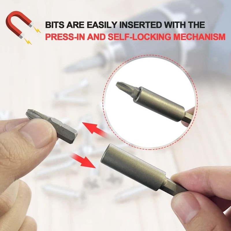 Impact Screwdriver Bit Set Magnetic Tool Set For Nut Drivers Torx Phillips Bits For Power Drills 7