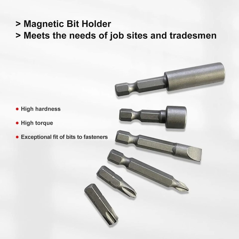 Impact Screwdriver Bit Set Magnetic Tool Set For Nut Drivers Torx Phillips Bits For Power Drills 8