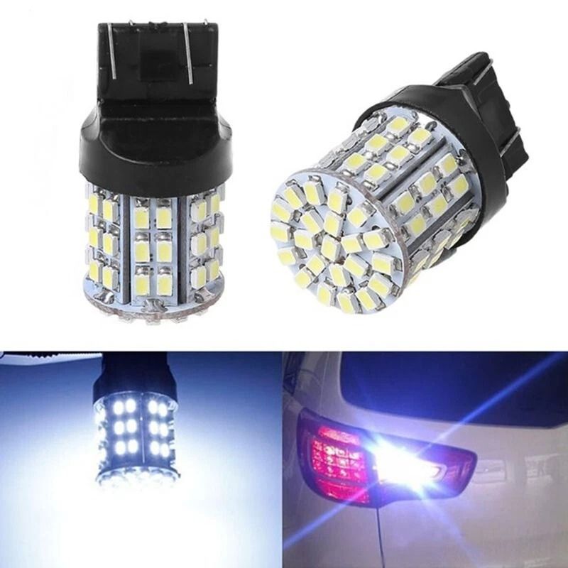 White Reverse Tail Brake Turn Signal DRL Light Bulbs With SMD For Automotive Lighting 8