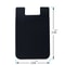 Silicone Credit Card Holder For Cell Phones Adhesive Wallet Pocket Stickers In Black 3