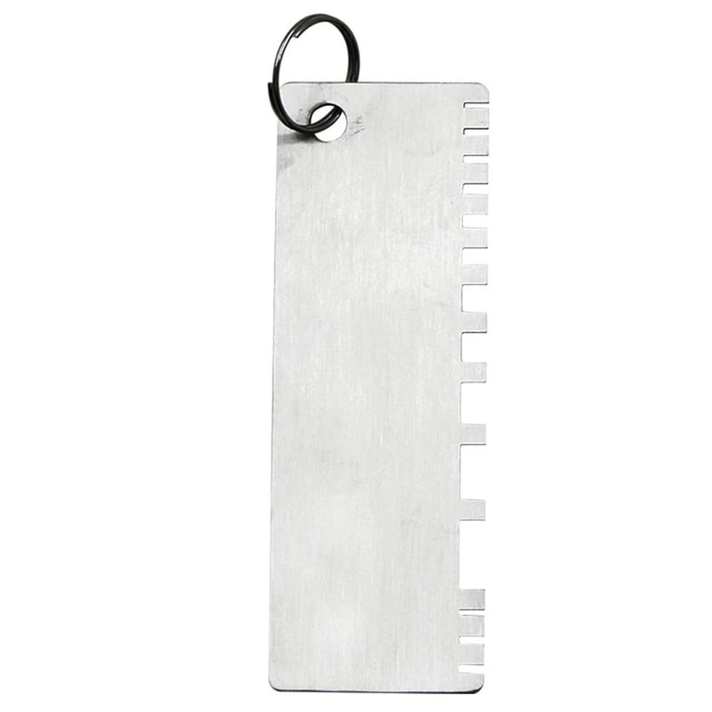 Stainless Steel Sheet Metal Wire Gauge Set For Precise Measurement 10