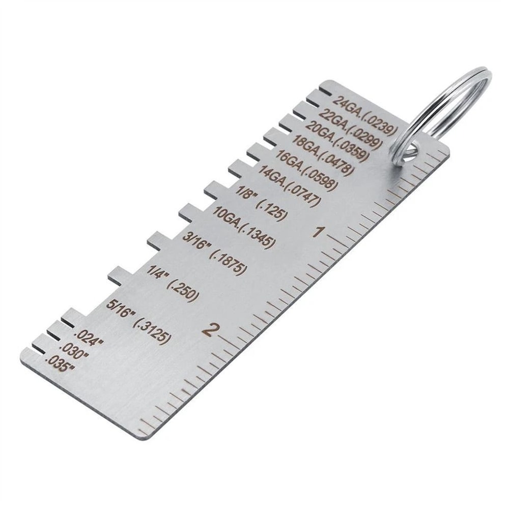 Stainless Steel Sheet Metal Wire Gauge Set For Precise Measurement 8
