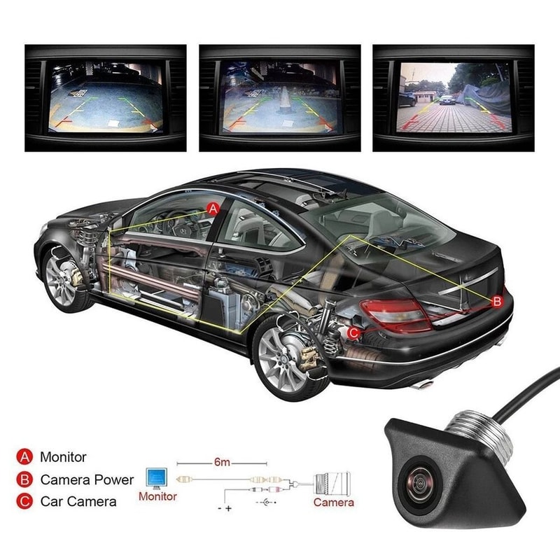 Car Rear View Camera Reverse Parking Backup Cam With HD Night Vision Waterproof 10