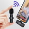 Wireless Lavalier Microphone For AndroidiPhone HighQuality PlugandPlay Audio Video Recording Mini