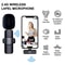 Wireless Lavalier Microphone For AndroidiPhone HighQuality PlugandPlay Audio Video Recording Mini