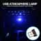 Mini Blue LED USB Car Interior Light Kit Neon Atmosphere Lamp For Cars Home USB Powered Ambient Li 7