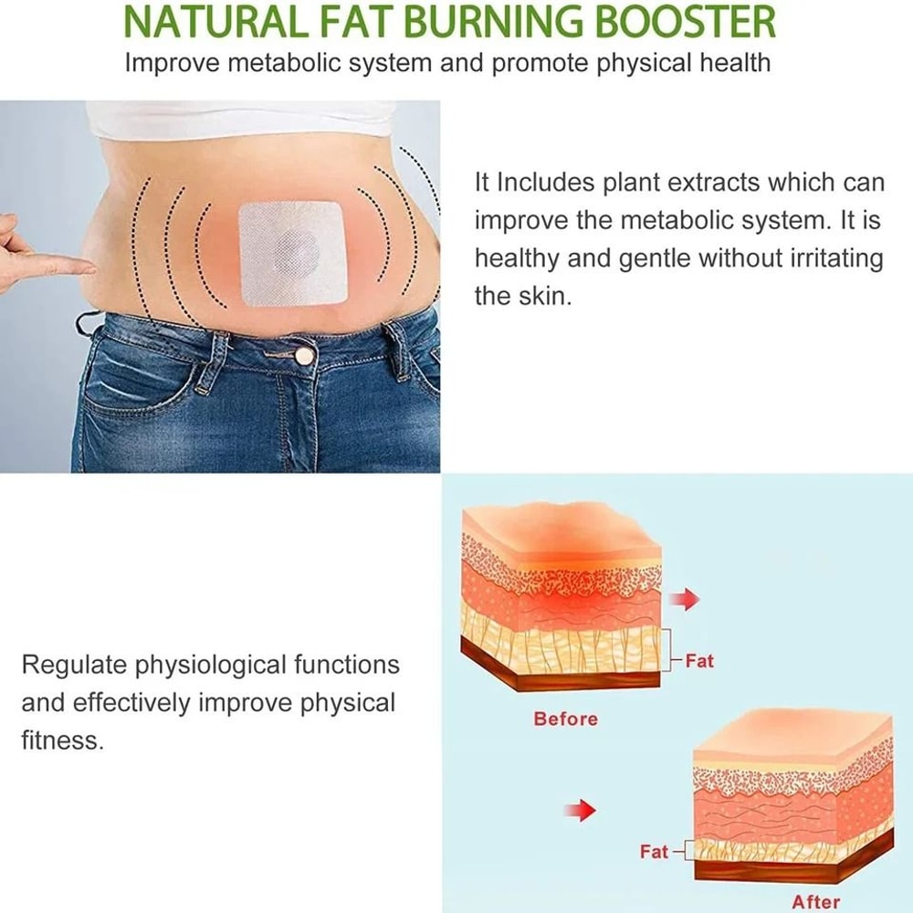 Slimming Patch For Weight Loss Detox Fat Burning Appetite Control Adhesive Pads 9