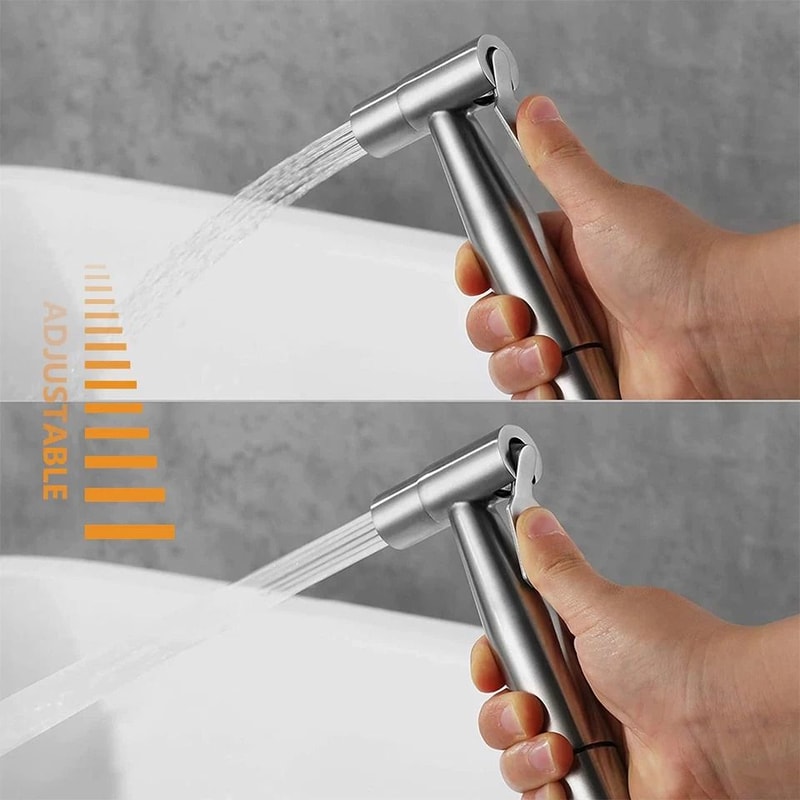 Stainless Steel Handheld Bidet Sprayer Kit With Hose Toilet Bidet Spray Set 12