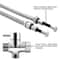 Stainless Steel Handheld Bidet Sprayer Kit With Hose Toilet Bidet Spray Set 2