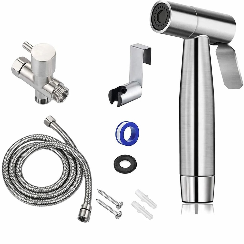 Stainless Steel Handheld Bidet Sprayer Kit With Hose Toilet Bidet Spray Set 19