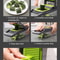 Vegetable Chopper And Vegetable Dicer Multi Blade Kitchen Prep Cutter 11