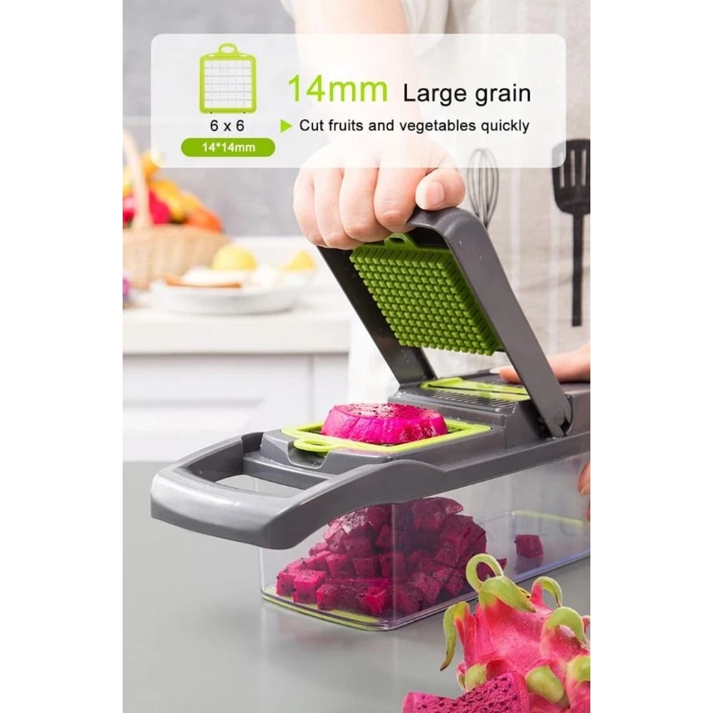 Vegetable Chopper And Vegetable Dicer Multi Blade Kitchen Prep Cutter 12