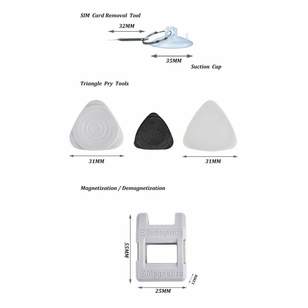 Precision Screwdriver Set Magnetic Screwdriver Bit Set Electronics Repair Kit 7
