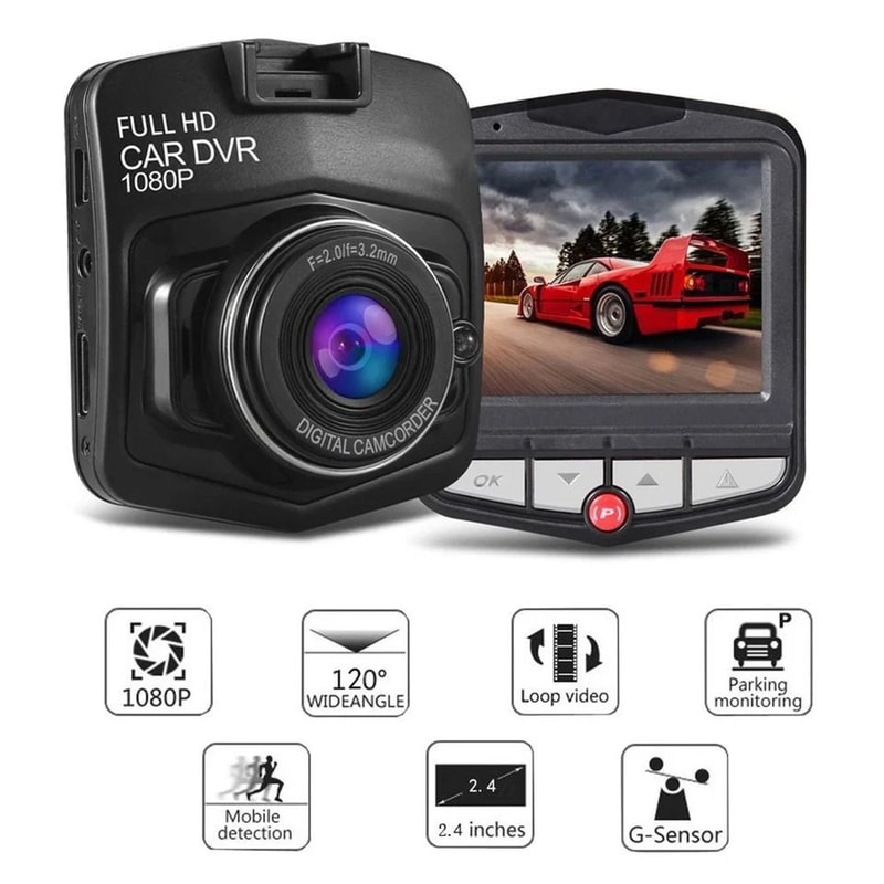 Premium Car Dashboard Camera With Night Vision And G Sensor Security 14