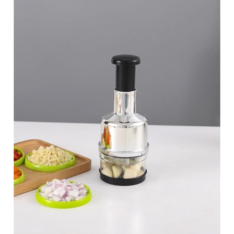 Vegetable Fruit Hand Chopper Food Slicer Quick Onion Garlic And Salad Cutter 10