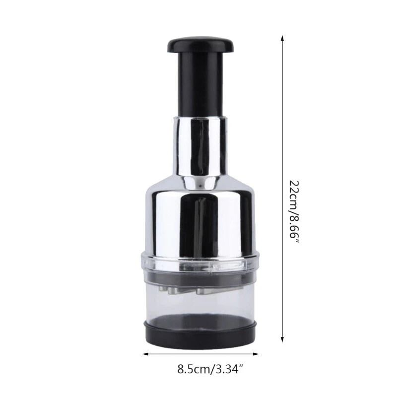 Vegetable Fruit Hand Chopper Food Slicer Quick Onion Garlic And Salad Cutter 4