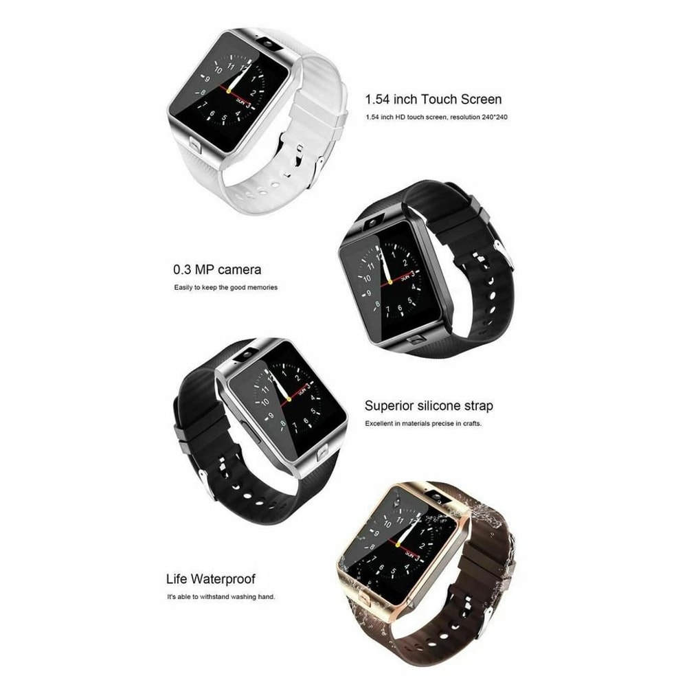 Bluetooth Smartwatch With Camera And Waterproof Design For Android IPhone 2