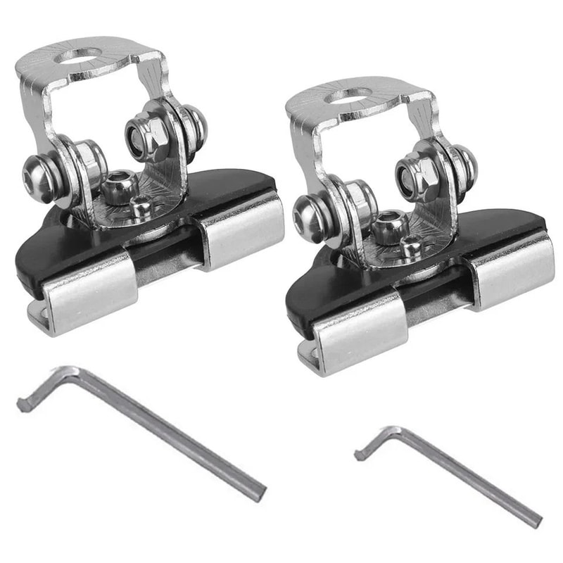 Universal Hood LED Light Bar Mount Bracket Clamp For Offroad Vehicles 14