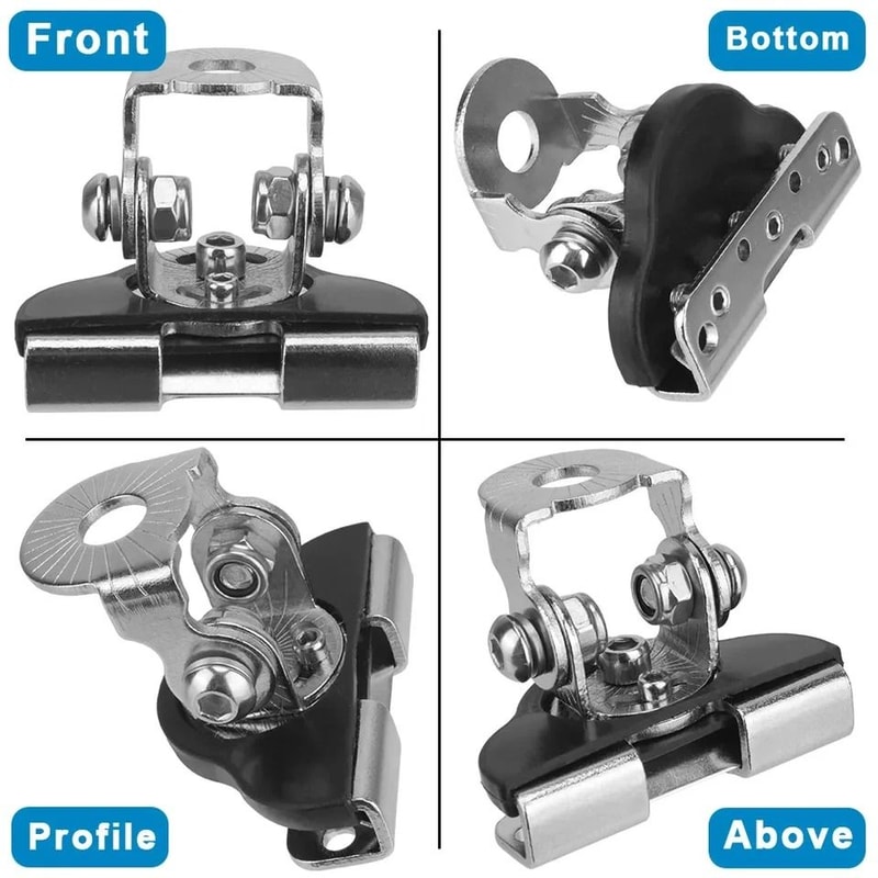Universal Hood LED Light Bar Mount Bracket Clamp For Offroad Vehicles 16