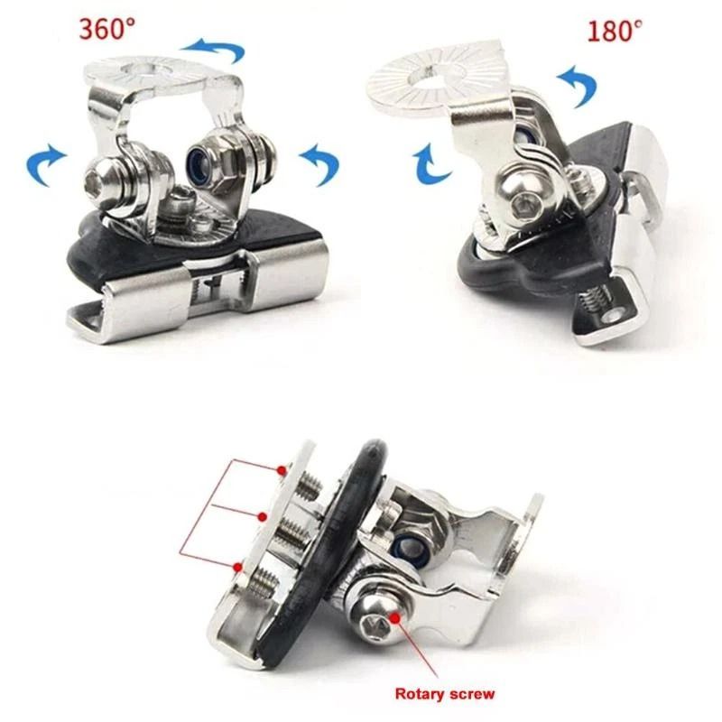 Universal Hood LED Light Bar Mount Bracket Clamp For Offroad Vehicles 7