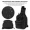 Tactical Sling Backpack For Hiking Travel Molle Chest Pack For Men 6
