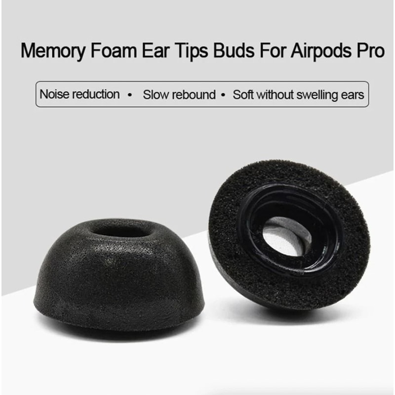 Memory Foam Replacement Ear Tips For Apple AirPods Pairs For Comfortable 7