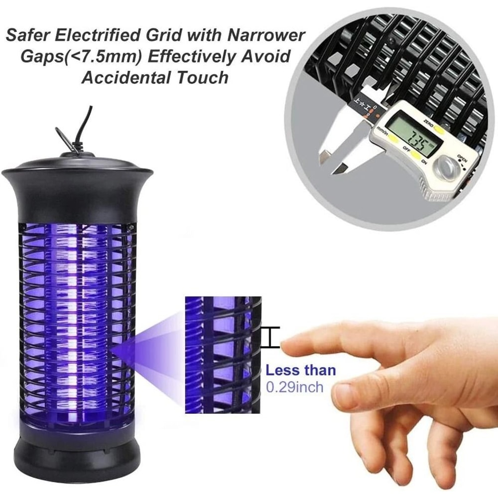 Electric Fly Gnat Killer Lamp Insect Trap For Mosquitoes Flies Gnats 3
